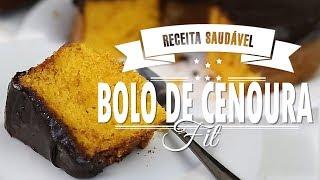 BOLO DE CENOURA FIT {com farinha de arroz}| Mamãe Vida Saudável #113