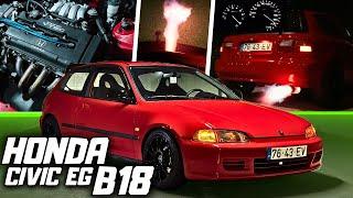 COM APENAS 19 ANOS PREPAROU ESTE  HONDA CIVIC EG COM B18 ! *BARULHO LINDO* | HUGO MARQUES