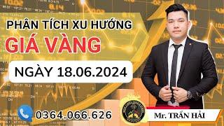 Phân tích xu hướng giá vàng hôm nay 18/06/2024 #dubaogiavang #nhandinhxuhuongvang #xuhướnggiávàng