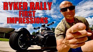 RYKER RALLY!!!  IS IT COOL?  MY FIRST IMPRESSIONS!!!