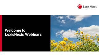 Introducing LexisNexis Webinars