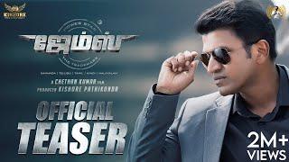 James - Official Teaser (Tamil) | Puneeth Rajkumar | Chethan Kumar | Kishore Pathikonda | Charan Raj