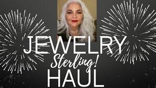 Sterling Silver Jewelry Haul Unbelievable Jewelry In One Thrift Shop