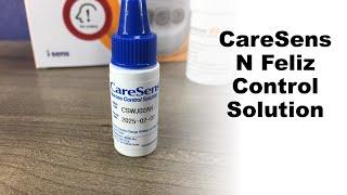 Caresens N Feliz Control Solution how to use