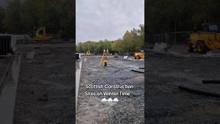Every Scottish Construction Site in Winter Time #construction #surveyor #siteengineer #adayinmylife