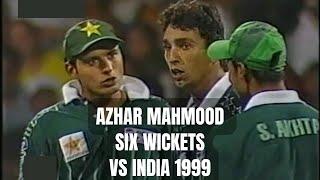 Azhar Mahmood | Six Wickets | Tri Cricket Series Final | Pakistan vs India | 1999 | Bangalore |