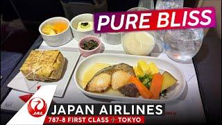 The BEST of Japan · JAPAN AIRLINES 787 FIRST CLASS  Osaka  Tokyo  Japanese Domestic First