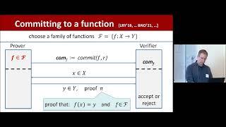 ZKP Workshop 2022: Dan Boneh - Constructing Modern SNARKS