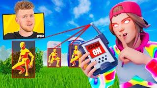 Using CHEATS in Fortnite HIDE AND SEEK