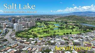 Salt Lake - Oahu Drone Flyover (4K)