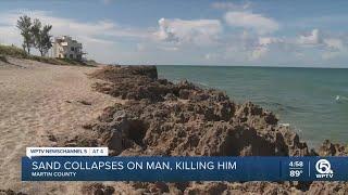 Man dies on Martin County beach after sand collapses, sheriff says