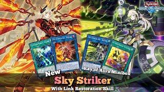 New Sky Striker Deck with Link Restoration Skill, Ray of Aura Minibox [Yu-Gi-Oh! Duel Links]