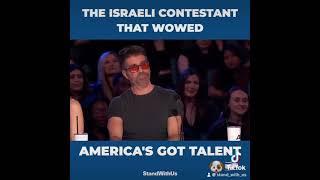 Roni Sagi, an Israeli dog trainer, along with her dog Rhythm, on "America's Got Talent"