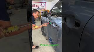 Car dent repair tool store #car sheet metal spray paint #car repair #auto repair #car dent suction.