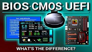 BIOS, CMOS, UEFI - What's the difference?