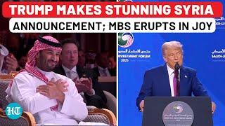 Watch: Trump Gets Standing Ovation For Historic Syria Announcement; MBS Erupts In Joy | Sanctions