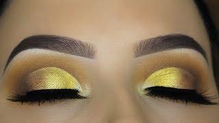 Yellow Fall Inspired Eye Makeup Tutorial