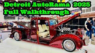 DETROIT AUTORAMA 2025 Car Show Full Walkthrough see the Top Cars, Trucks and Motorcycles in 4K