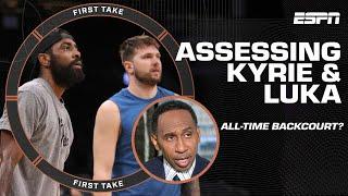 Stephen A. reconsiders where Kyrie & Luka stand among all-time NBA backcourts ️ | First Take