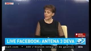 News matinal la Antena 3 Deva, invitat, Dna Geanina Ianc 18.03.2022 - Stiri Antena Vest -