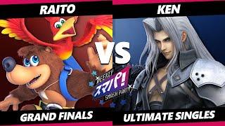 Sumapa 62 GRAND FINALS - Raito (Banjo Kazooie) Vs. KEN (Sephiroth) SSBU Ultimate Tournament