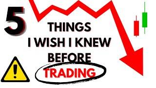 5 Things I Wish I Knew When I Started Day Trading  #daytrading