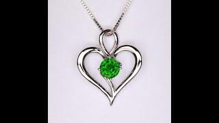 Chrome Tourmaline Pendant 1.24 Carats