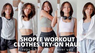 Affordable Shopee Workout Clothes (Try-On + Review) || Michelle G.