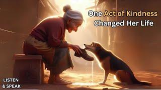 One Act of Kindness Changed Her Life | learn english through story |spoken English learning video