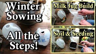 How Winter Sowing Works & How to Winter Sow Cool Weather Crops: Soil Prep and Seeding Examples.