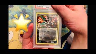 Our GOLD STAR CHARIZARD Returns!  What Grade Did It Get?