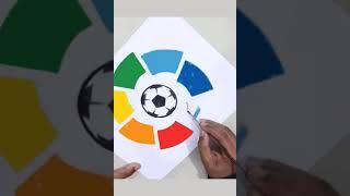 How to draw the La Liga Logo #Shorts