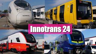 [Doku] Innotrans 2024: Neue U-Bahn Berlin, ÖBB Kiss, Velaro EGY, WasserstoffTram