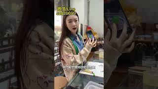 翡翠耳钉 拆开，镶嵌男女款，成品有没有惊艳到呢（2）#翡翠 #珠宝 #玉石 #天然翡翠