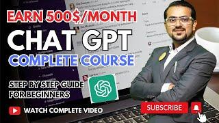 How to use Chat GPT and Make Money Online | Chat GPT Complete Course for Beginners in Urdu/Hindi