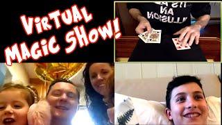 Virtual Magic Show! | Zoom Birthday Show