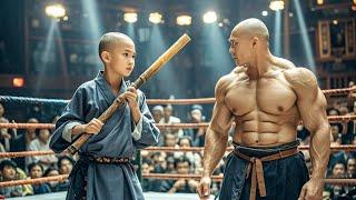 Kung Fu Movie! The evil monk believes he's invincible, only to be beaten by a little Shaolin monk!