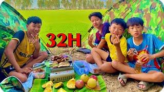 Anh Ba Phải | Thử Thách 32H Cắm Trại Ngoài Đồng - Người Cuối Cùng Còn Cắm Trại Thắng 1 Triệu