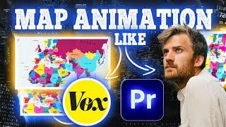 Map Animation Like Jhonny Harris and Vox | Documentary Style | Premier Pro