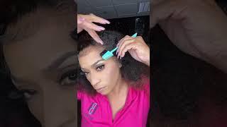 How to do Soft Baby Hair on Lace Frontal Wig full video on my live