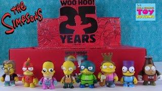 The Simpsons Woo Hoo 25 Years Blind Box Figures Kidrobot Unboxing | PSToyReviews