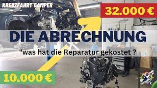 Die Abrechnung - Dieselpest - Motorschaden - Fiat Ducato - was hat die Reparatur gekostet ?