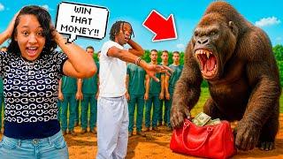Telling My Boyfriend I Signed Him Up For 100 MEN VS 1 GORILLA Prank! *HE'S SCARED*