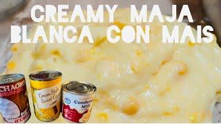 CLASSIC “CREAMY MAJA BLaNCA con MAIS // Easy & Simple Dessert #majablanca #sweet #dessert