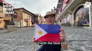 Why Do They Hold The Flag Upside Down!? A Globe Aware Summer in the Philippines