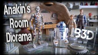 Anakin Skywalker's Bedroom / Workshop | IB3D 3D Printed Diorama