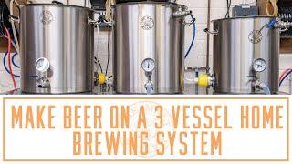 EPIC 3 VESSEL BREWDAY | ELECTRIC HOME BREW SET UP | THE MALT MILLER