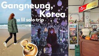 A Solo Trip to Gangneung, Korea VLOG  강릉 당일치기