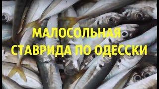 Малосольная ставрида  Самый быстрый рецепт  Малосольная ставрида в пакете  mp4