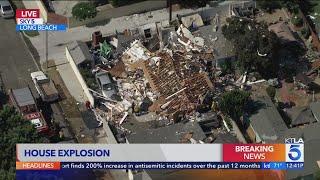 House explodes in Long Beach